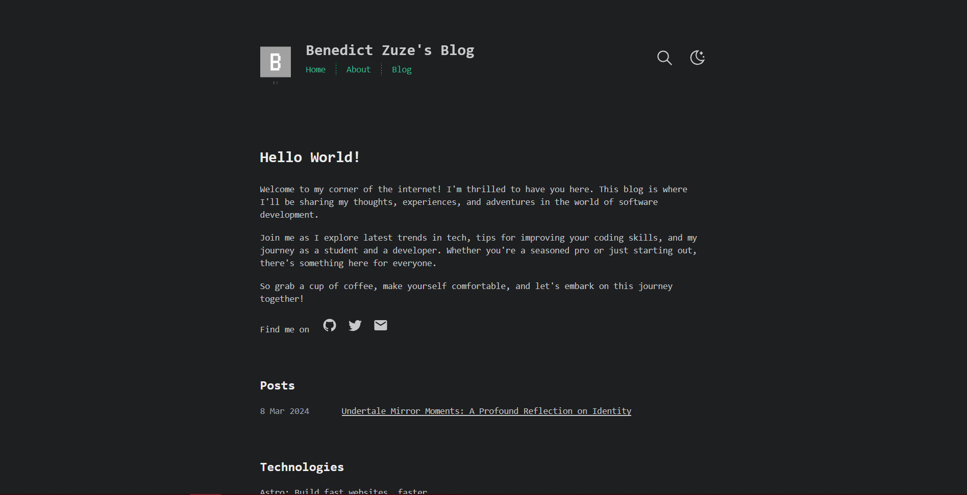 Old Portfolio Website